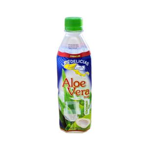 Aloe Vera con Pulpa sabor Coco Peso: 16.9 oz