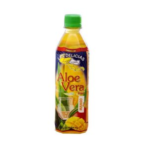 Aloe Vera con Pulpa sabor Mango Peso: 16.9 oz
